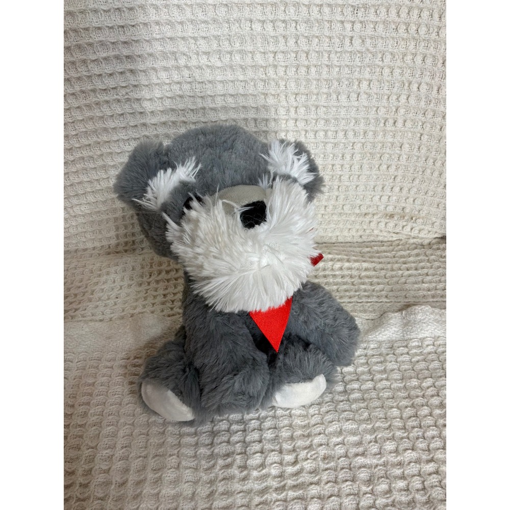 [Plush] Kids Walmart Schnauzer Dog Stuffed‎ Animal Small Grey